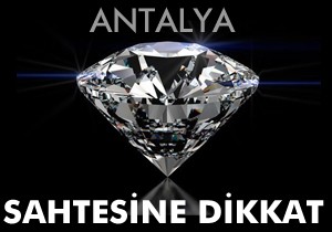 Sahte pırlantaya dikkat